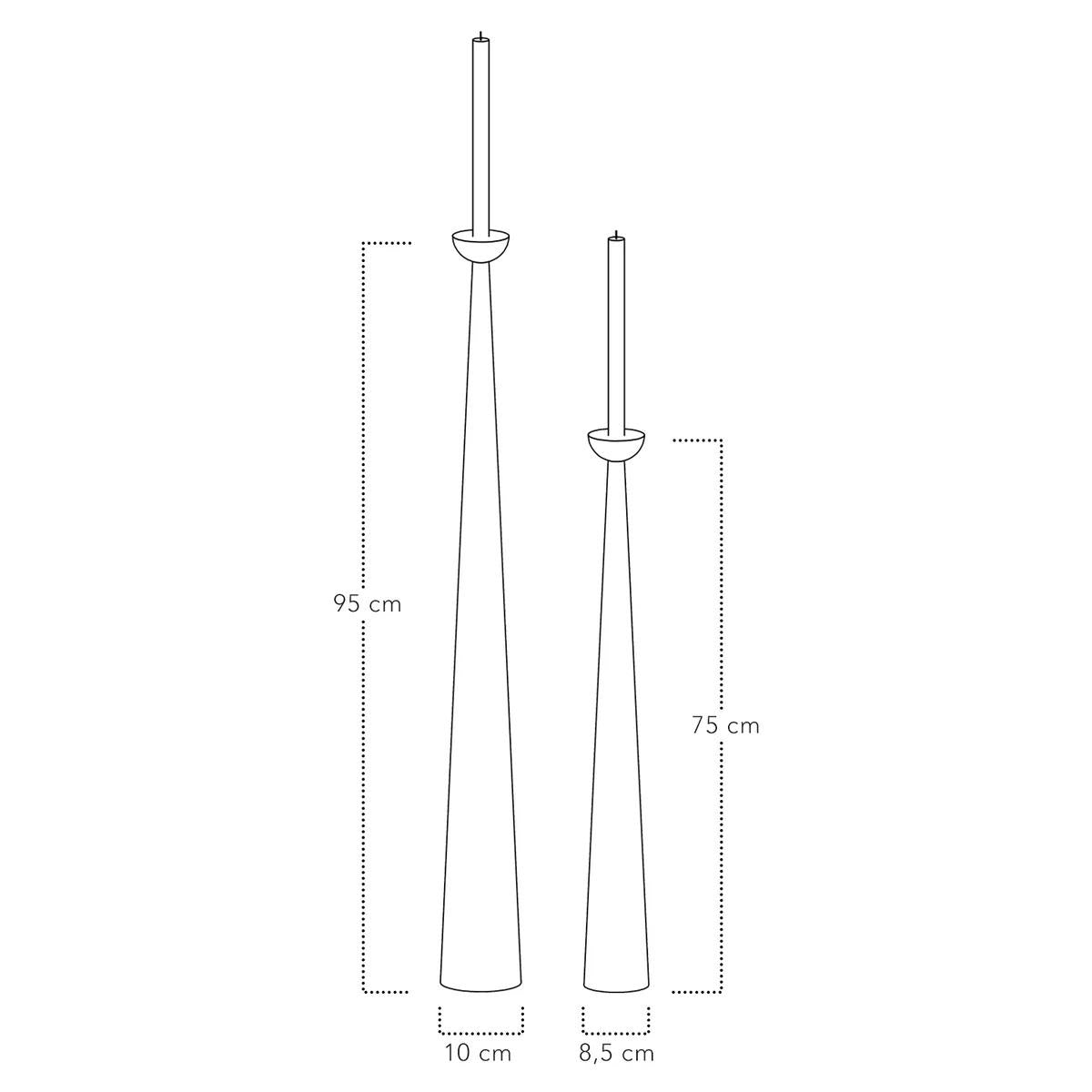 Flute Mumluk 75cm siyah lifestyle - Chappal