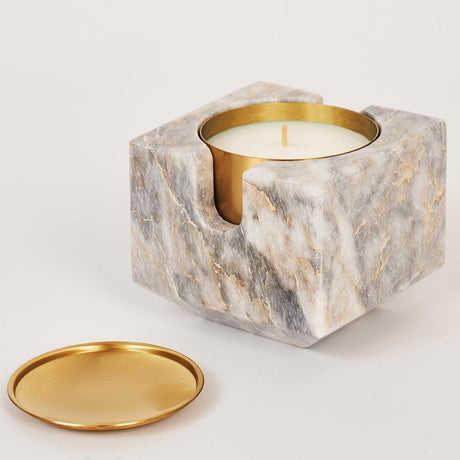 Glow Arizona Pirinç Mermer Mumluk ikinci görsel - Chappal